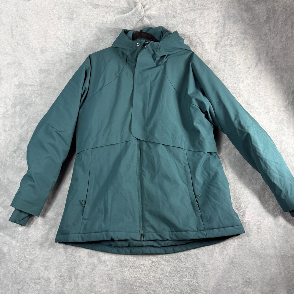All in Motion Womens XL Teal Green Jacket Water Resistant Gorpcore Utility